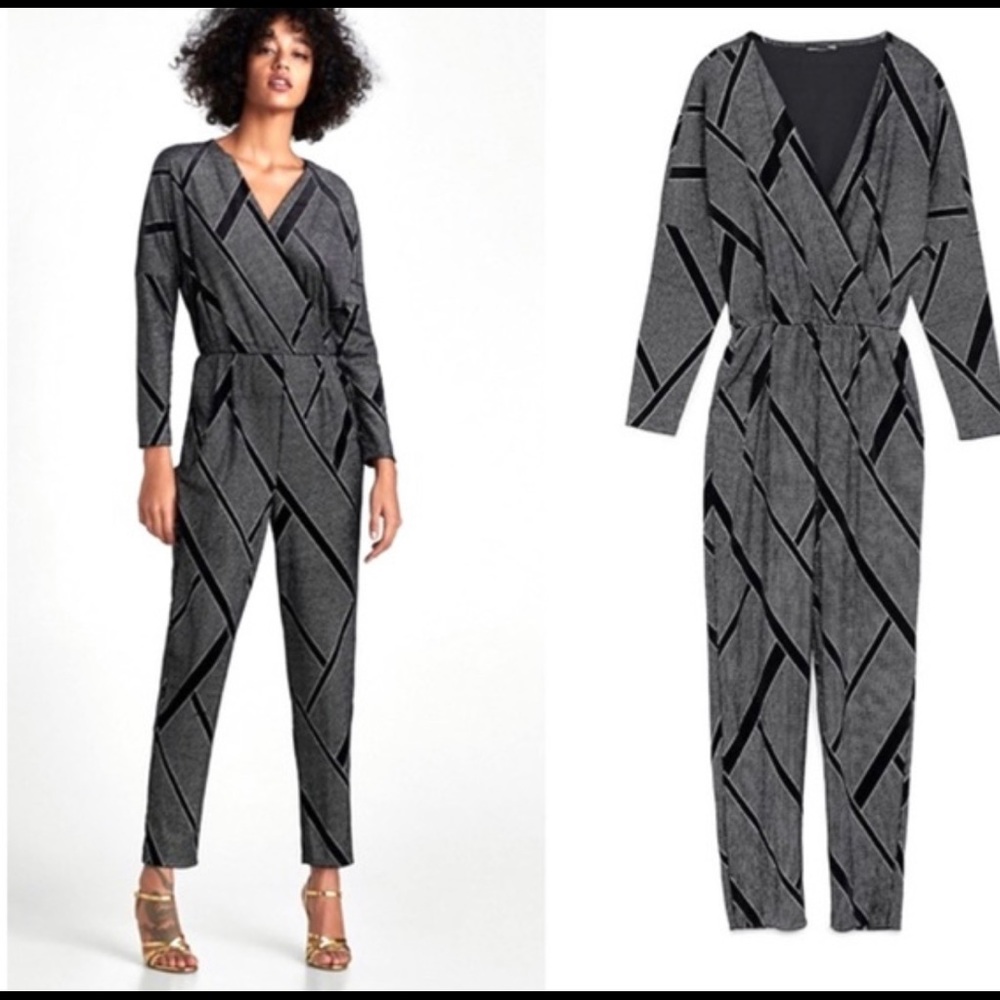 Sparkly and velvet jumpsuit